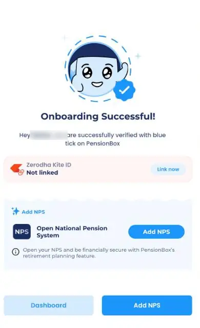 Onboarding Successful screen after the parent or guardian KYC